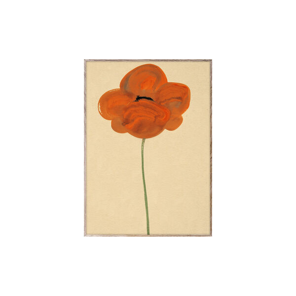 Orange Vallmo poster, Paper Collective