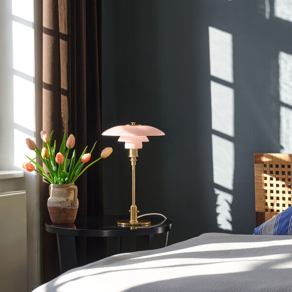 PH 3/2 Pale Rose Bordlampe, Louis Poulsen