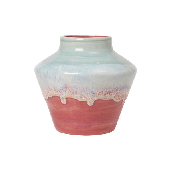 Poppery vase, mint/pink, K&auml;hler