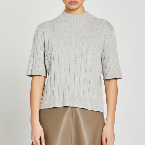 AnemoneBBGlady Knit, grey melange, Bruuns Bazaar