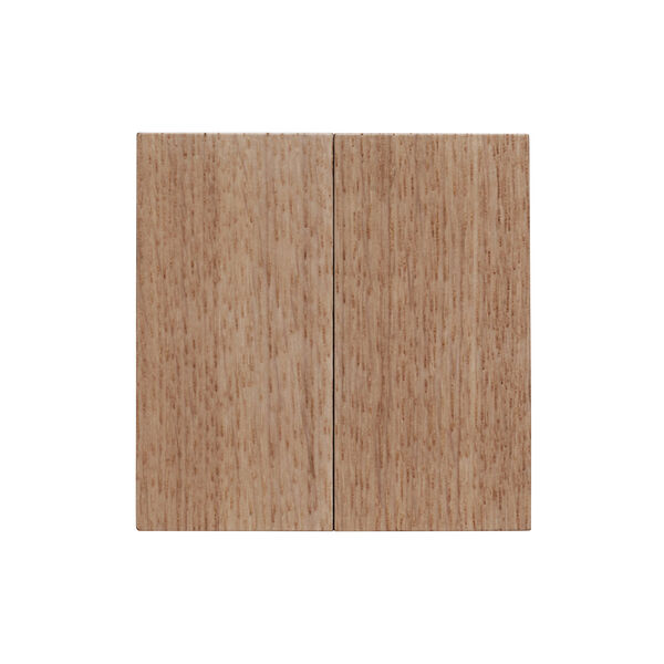 KLOSS Dobbel Impulsbryter, natur eik, Kjaer + Loege