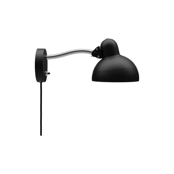 KAISER idell&trade; 6567-W vegglampe, matt black, Fritz Hansen