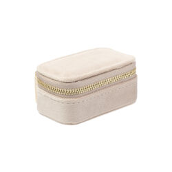 Velvet Jewellery Box Micro, dark sand, DARK department