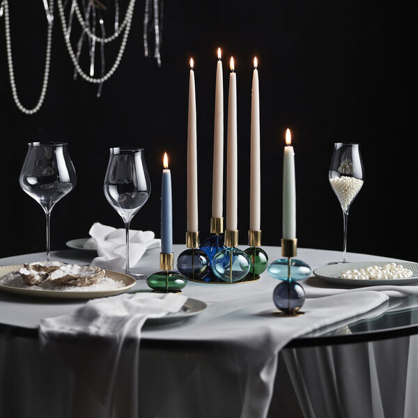 Bubble Lysestake, grønn, Holmegaard