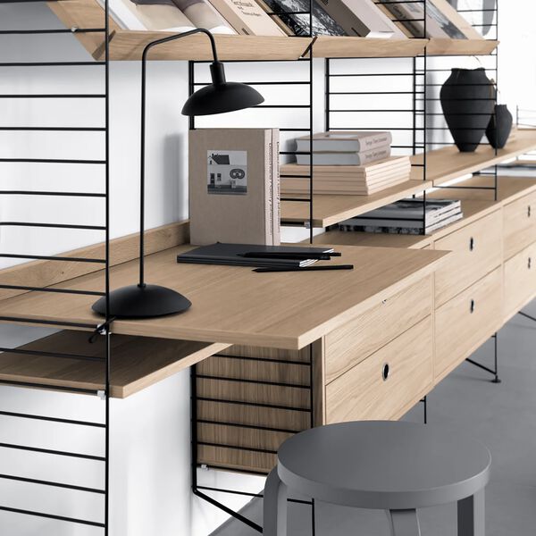 Work Desk, eik, String Furniture