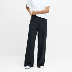 SARAI PINSTRIPE TROUSER, grey / white, French Connection