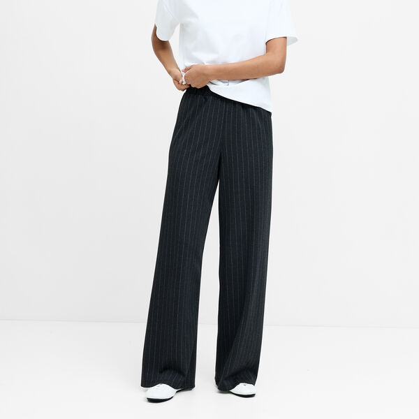 SARAI PINSTRIPE TROUSER, grey / white, French Connection
