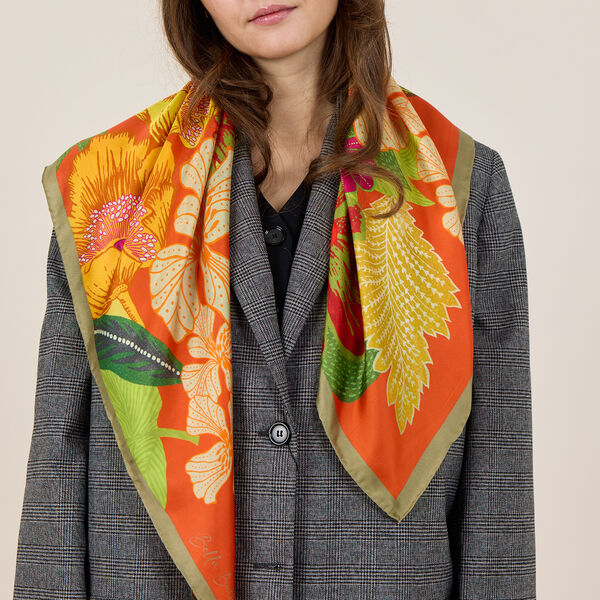 BOUQUET skjerf, caramel, Bella Ballou