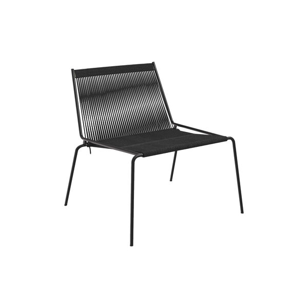 Noel Lounge Chair, black/black linen, Thorup Copenhagen