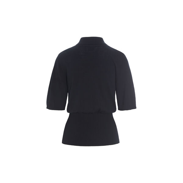 Bloom kortermet bluse, black, BITTE KAI RAND