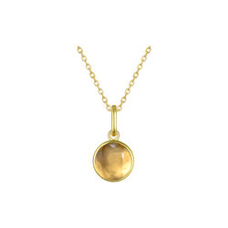 Selene Bezel Charm, moonstone, Nila Noor