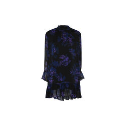 TrilobaBBViljas Dress, purple flower, Bruuns Bazaar