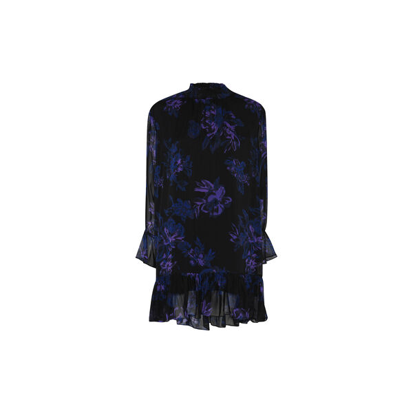 TrilobaBBViljas Dress, purple flower, Bruuns Bazaar