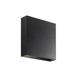 Compact Up-down W3 vegglampe, sort, LIGHT-POINT