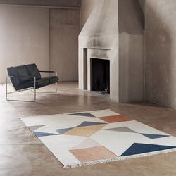 Memo gulvteppe, rust, Linie Design