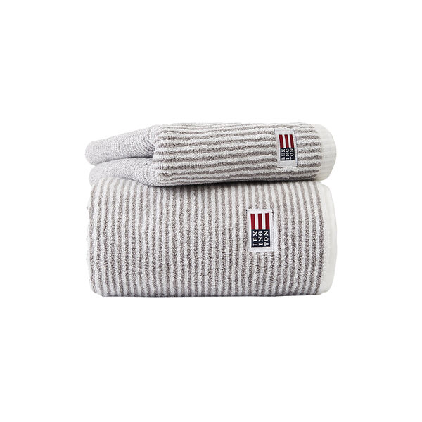 Original håndkle, white/gray Original håndkle, white/gray, Lexington