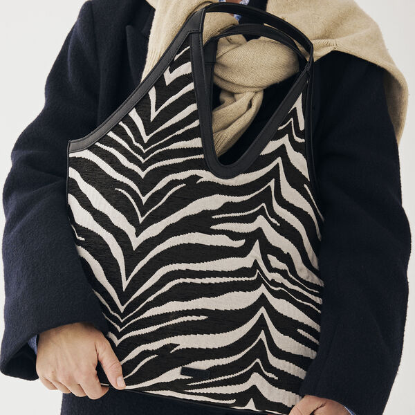 Day Zebra Tote, black, DAY ET
