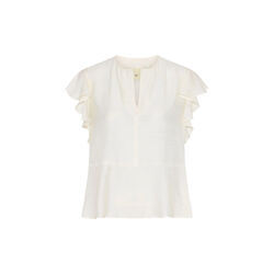 Tuea top, pearled ivory, Heartmade