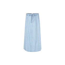 Irvin Denim Skirt, light blue denim, Second Female