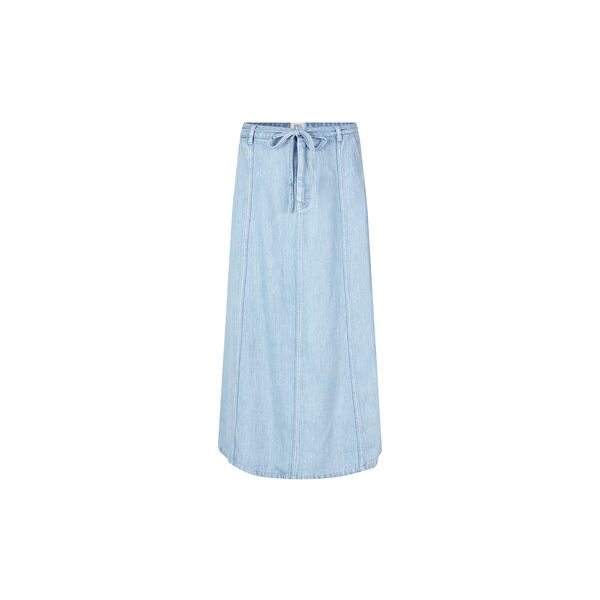 Irvin Denim Skirt, light blue denim, Second Female