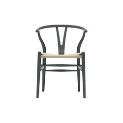 CH24 Y-stolen, anthracite grey/natur, Carl Hansen & S&oslash;n