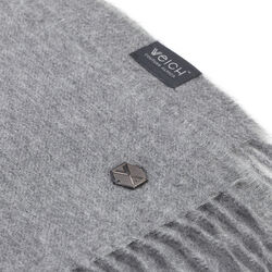 ALMA pledd, grey, WEICH Couture Alpaca