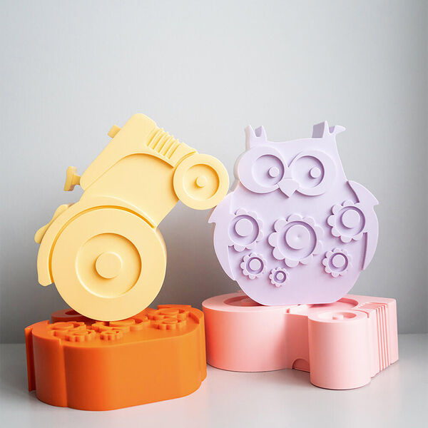 Matboks - Ugle, lys lilla, Blafre