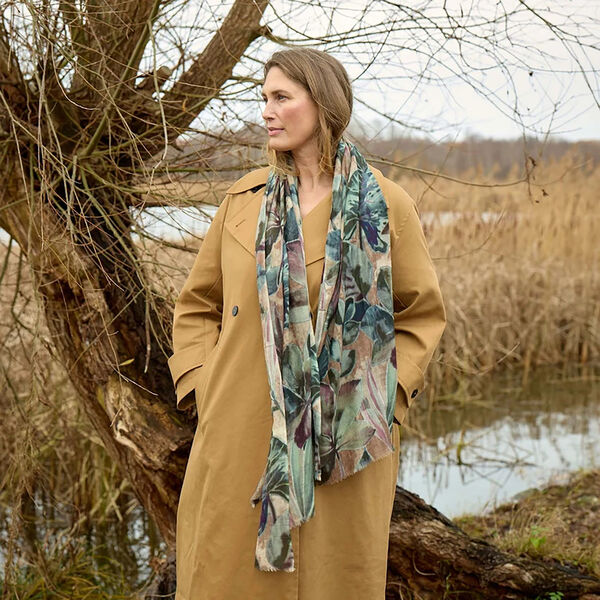 NATURE skjerf, green, Bella Ballou