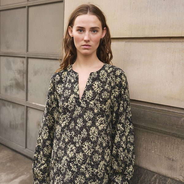 Mana Blouse, elm, Heartmade