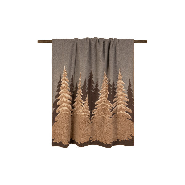 BOSCO GRIGIO Easy boiled wool pledd 150x190cm, Frati Home