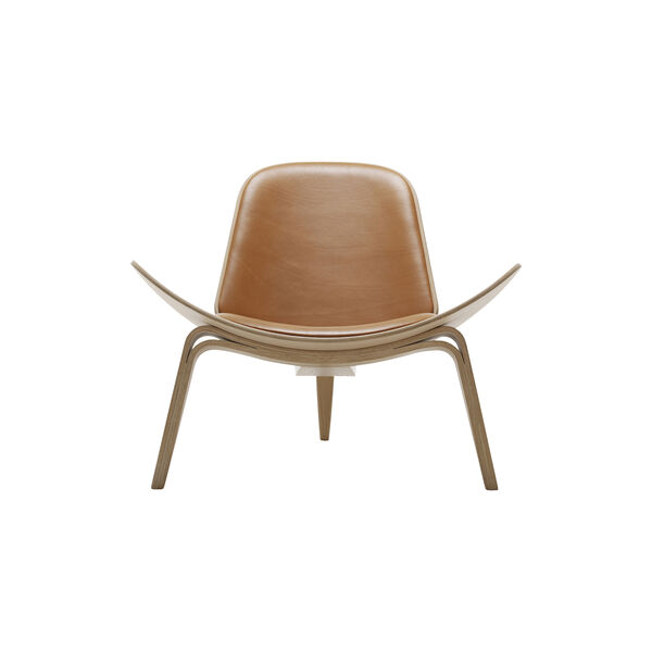 CH07 Shell Chair, oiled oak/cognac CH07 Shell Chair, oiled oak/cognac, Carl Hansen & Søn