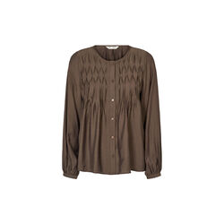 7639RDFAnais shirt, chocolat, RUE de FEMME