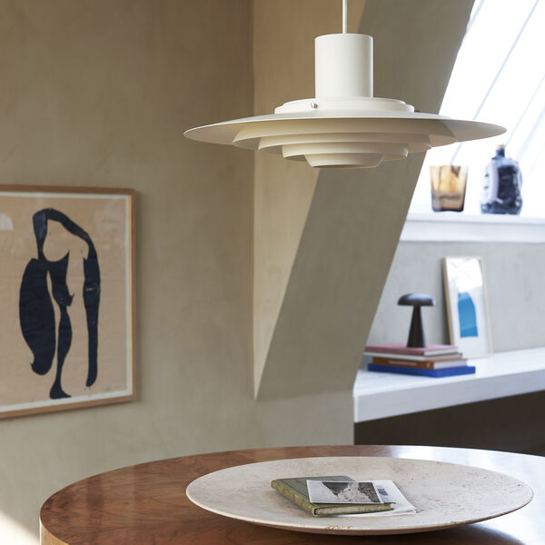 Collect SC55 fat, unfilled travertine, &Tradition