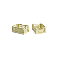 HAY Colour Crate Mini 2 stk., light yellow, HAY