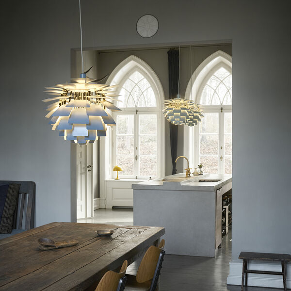 PH Artichoke, dusty green/brass metallised, Louis Poulsen