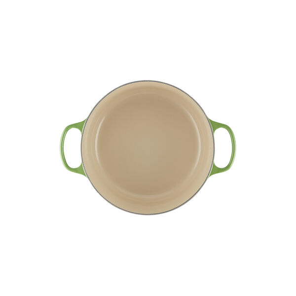 Signature st&oslash;pejern rund gryte &Oslash; 28 cm, bamboo green, Le Creuset