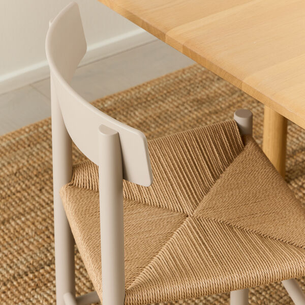 J39 Mogensen stol, pebble grey/natur, Fredericia Furniture