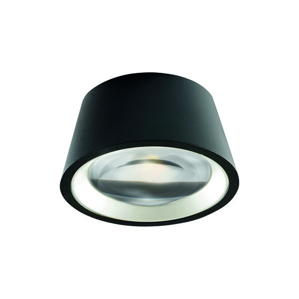 Optic Out 1+ taklampe, black/white, LIGHT-POINT