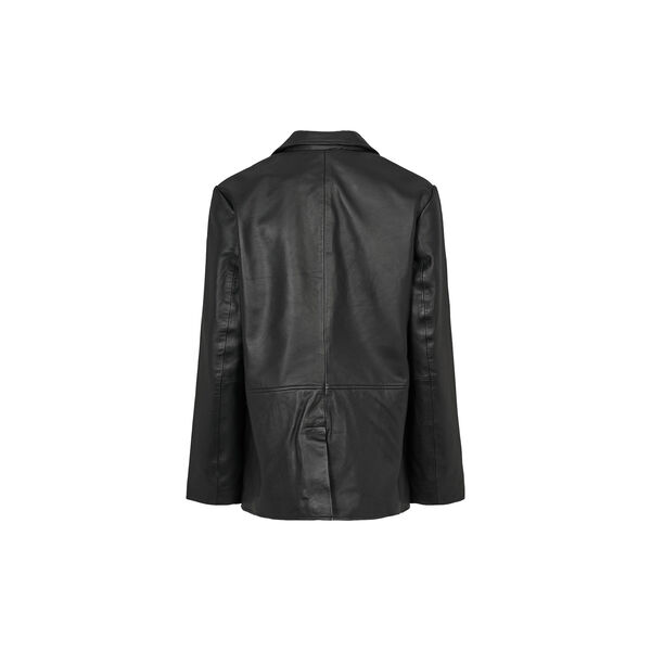 SRDella Leather Blazer, black, Soft Rebels