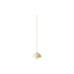 Flowerpot VP10 Pendant, ivory, &Tradition