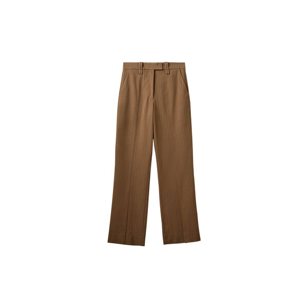 AMILASW PINSTRIPE TROUSERS, 7164 maple brown, Sofie Schnoor