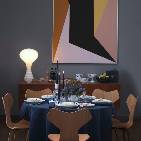 Blå Mega Riflet sausenebb, Royal Copenhagen