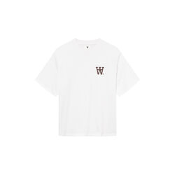 WWLiam tee Aachest, bright white dc, Wood Wood