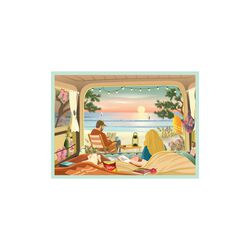 Camper by the Ocean Puzzle 1000 pieces, ViSSEVASSE