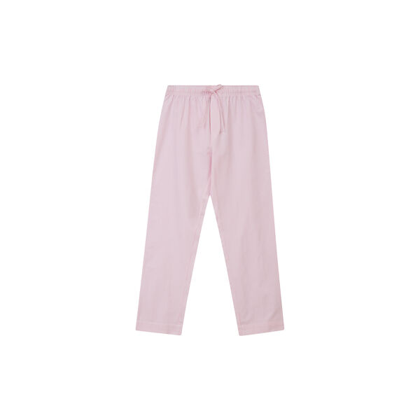 Unisex pyjamassett i økologisk bomull, rosa/hvit, Lexington