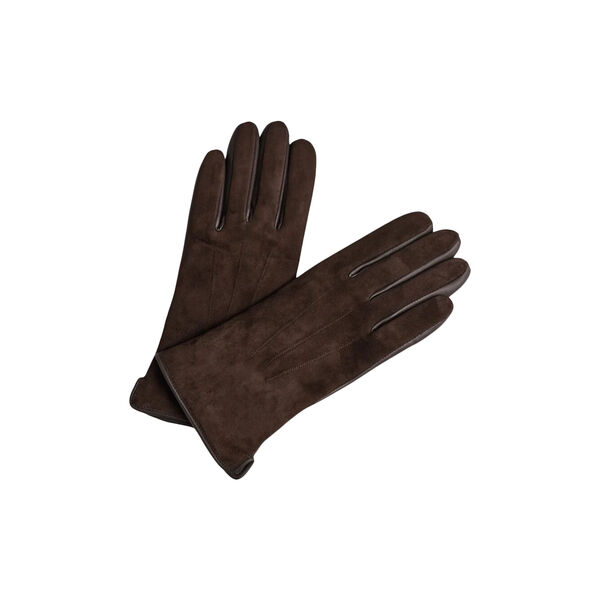 CariannaMBG Glove Suede, dark brown, Markberg