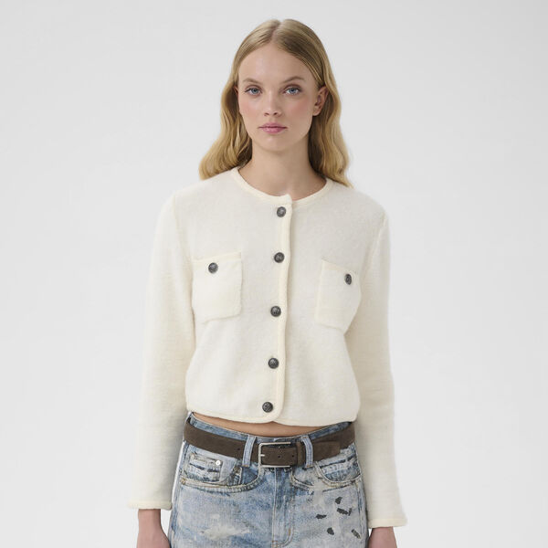 GZcurie cardigan, egret, Gestuz
