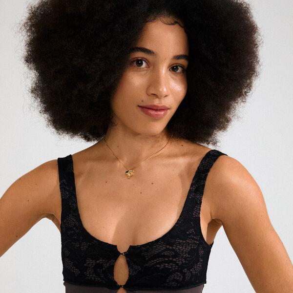 LUIS halskjede, gullbelagt, Pilgrim