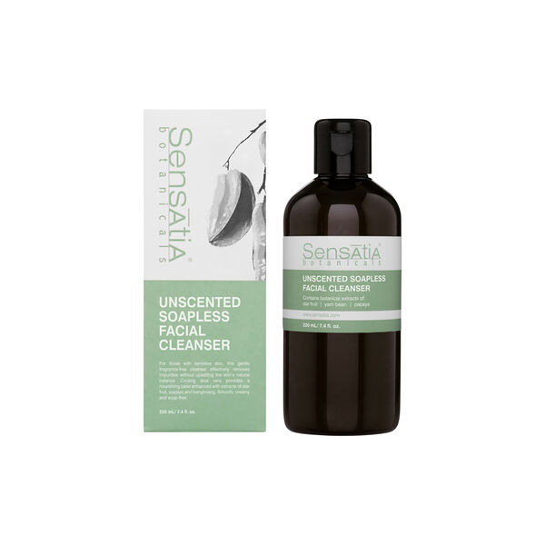 Unscented Soapless Facial Cleanser, Sensatia Botanicals