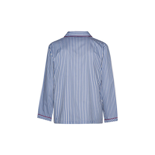 Rome pyjamas, light blue stripes/red piping, Ambassador 1867
